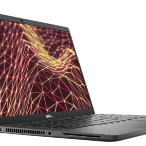 Dell Latitude 7430 carbon fiber refurbished laptop with black slim design and blue display